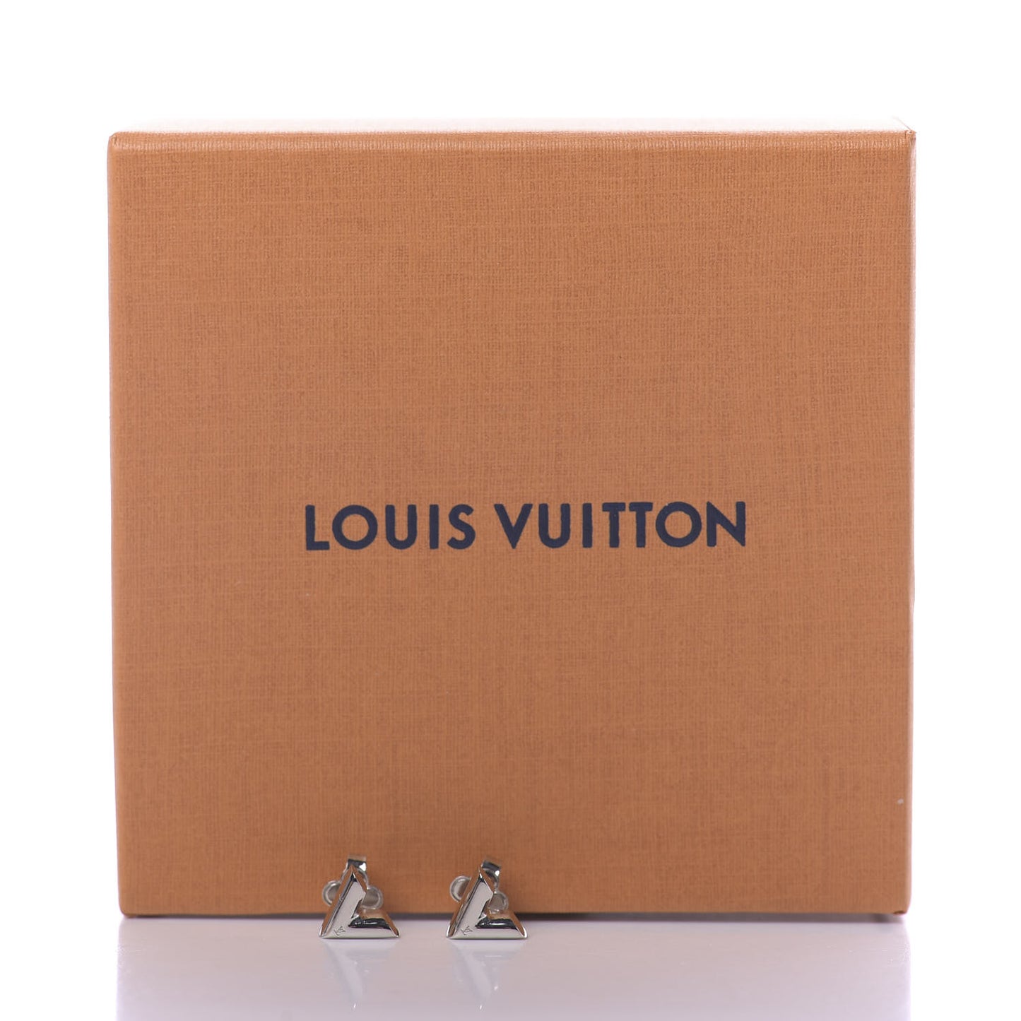 Essential V Stud Earrings Silver