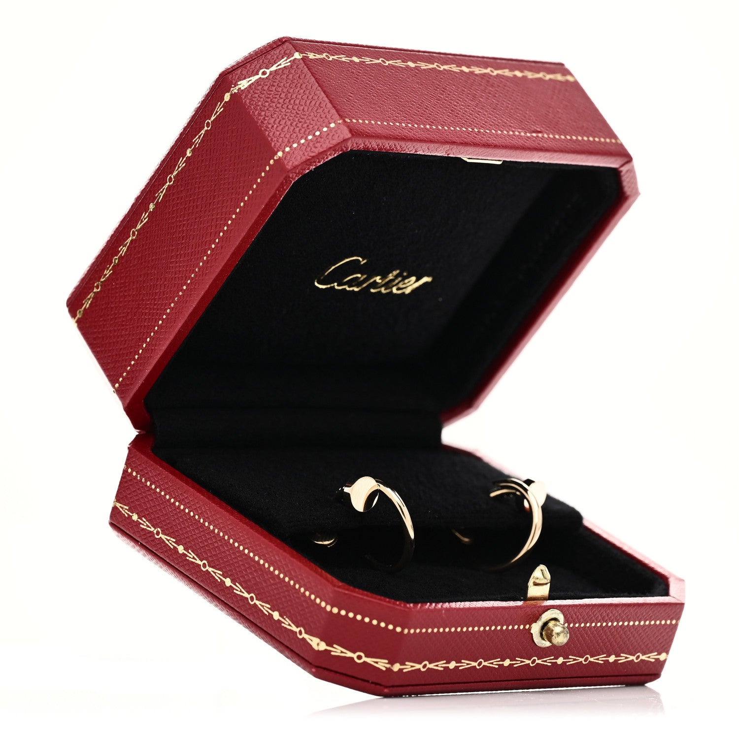 Cartier 18K Yellow Gold Juste Un Clou Hoop Earrings 5 of 5