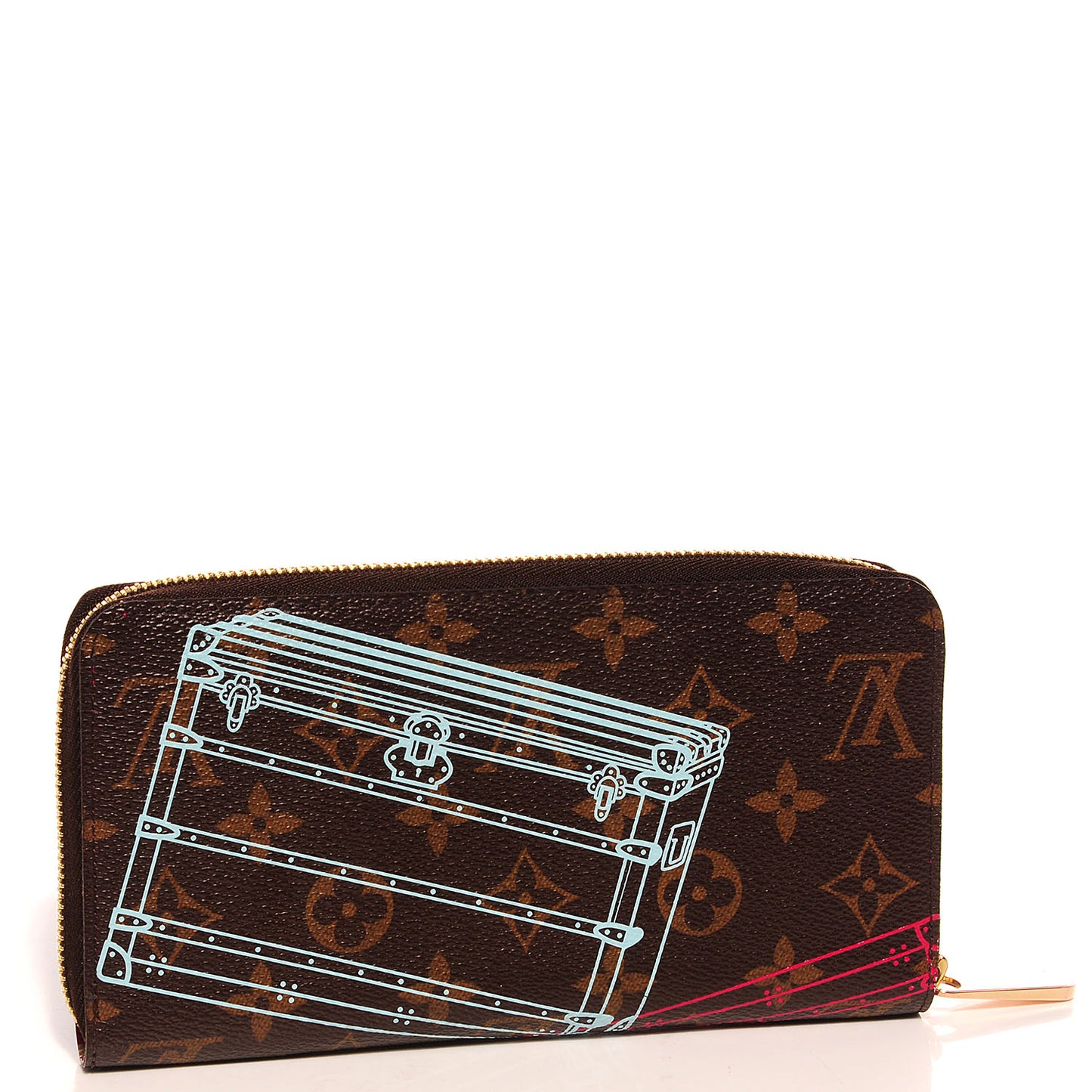 Monogram 2014 Christmas Animation Zippy Wallet