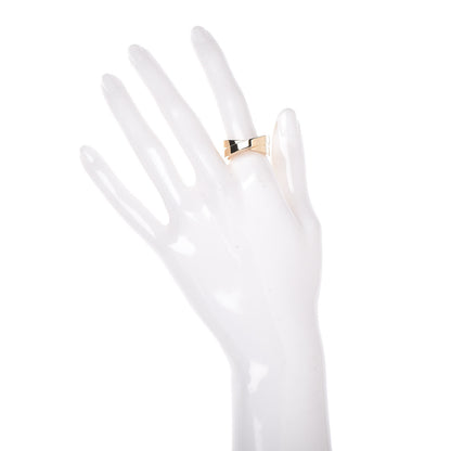 Cartier 18K Yellow Gold 9mm Paris Nouvelle Vague Ring 55 7.25 2 of 4