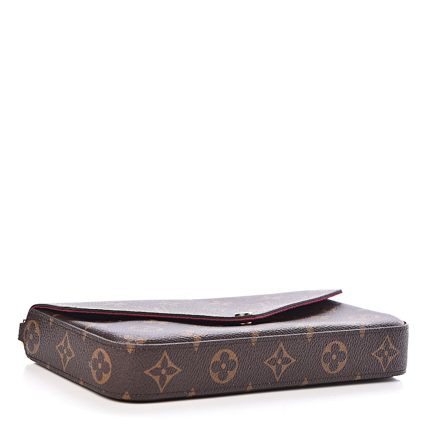 Louis Vuitton Monogram Pochette Felicie Chain Wallet Fuchsia 5 of 12