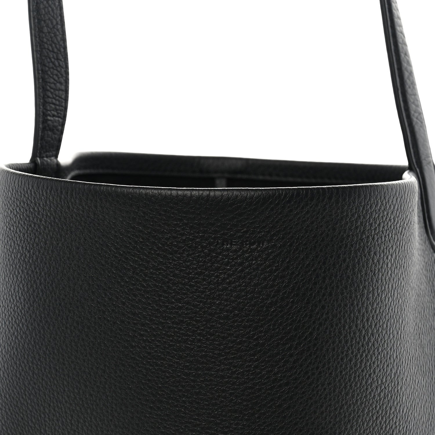 The Row Grained Calfskin Medium N/S Park Tote Black 8 of 10
