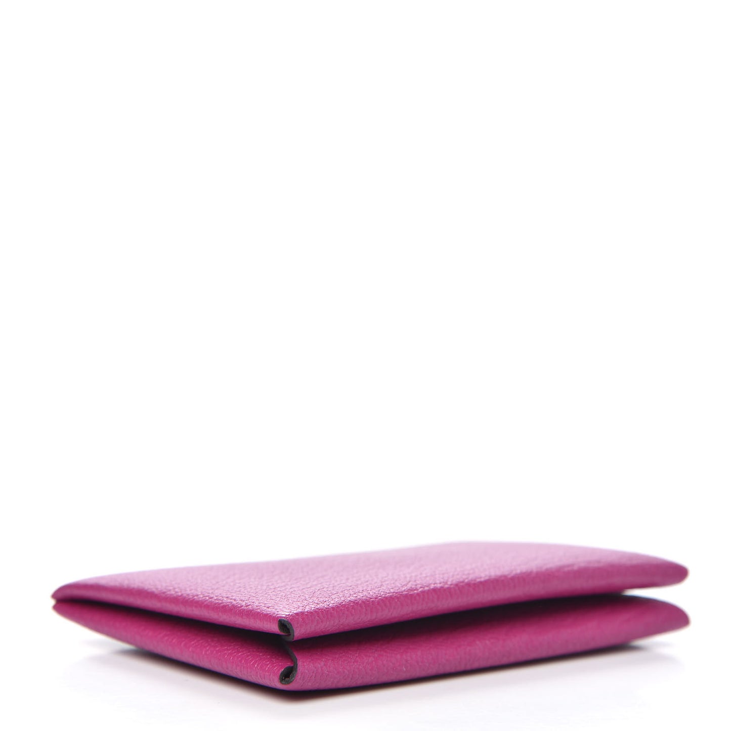 Chevre Mysore Calvi Card Case Rose Pourpre