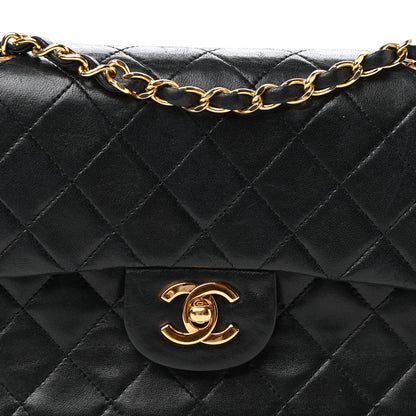 Chanel Lambskin Quilted Small Double Flap Black 10 of 10