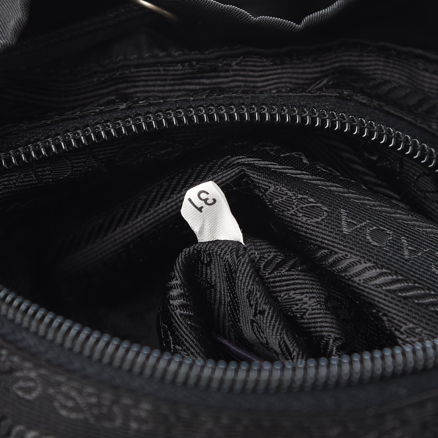 Prada Nylon Vela Medium Backpack Black 7 of 10