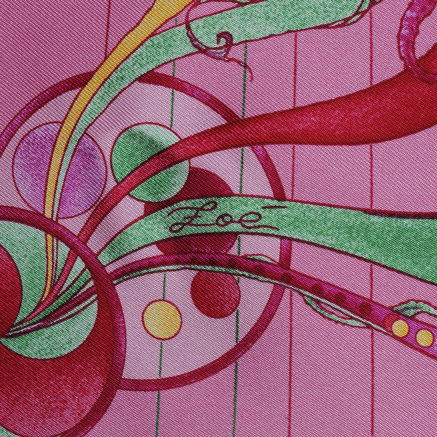 Hermes Silk La Danse du Cosmos Scarf 90 5 of 7