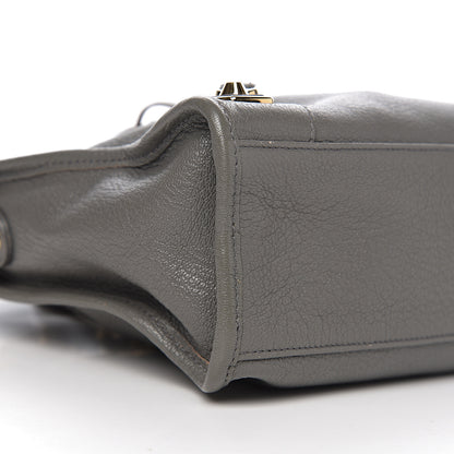 Balenciaga Chevre Gold Metallic Edge Hardware S City Gris Acier 7 of 9