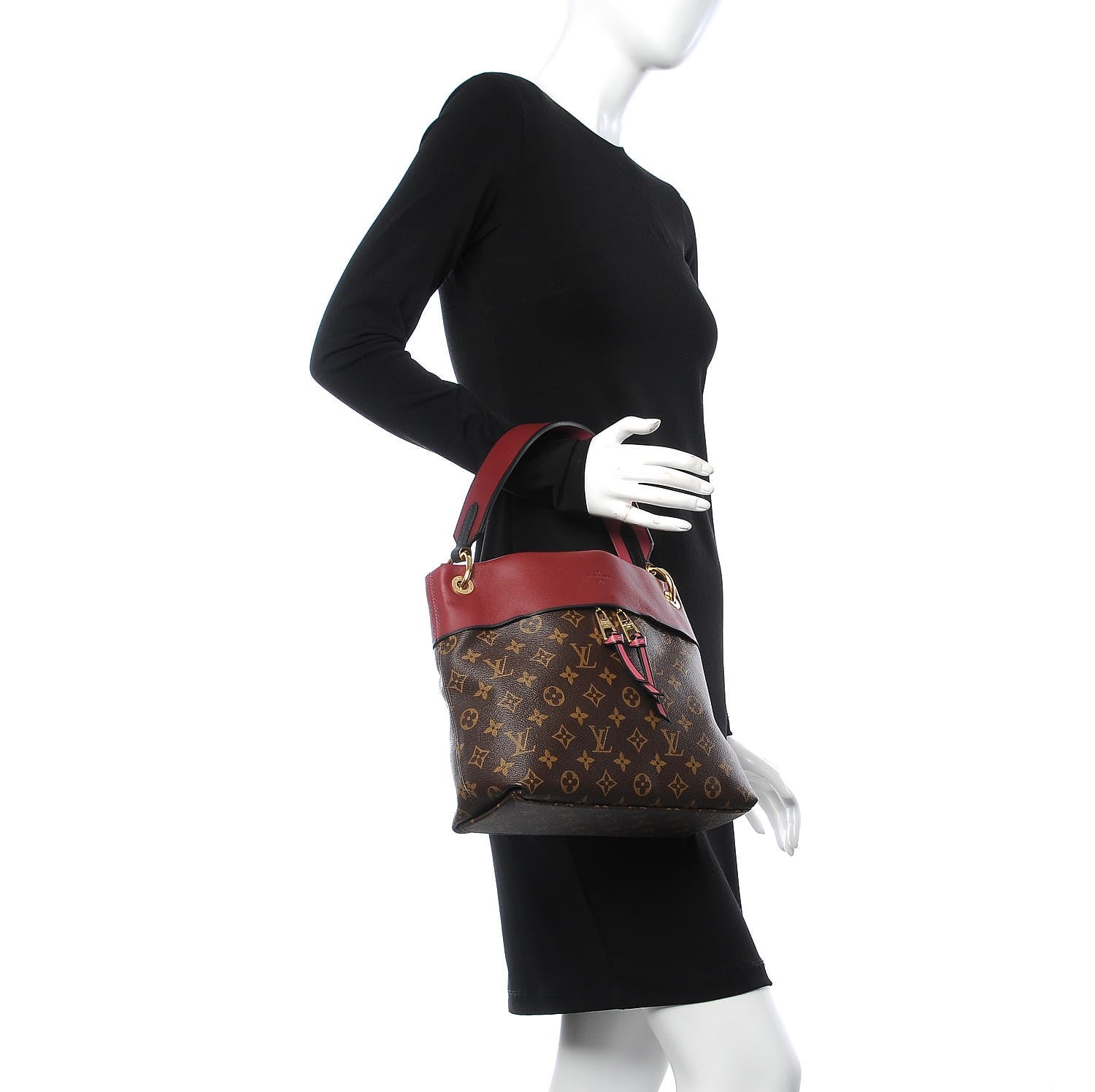 Louis Vuitton Monogram Tuileries Besace Rose Bruyere 2 of 12
