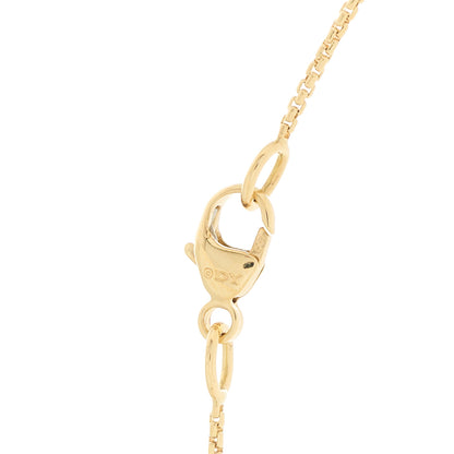 David Yurman 18K Yellow Gold 1mm Box Chain Necklace 18" 5 of 5
