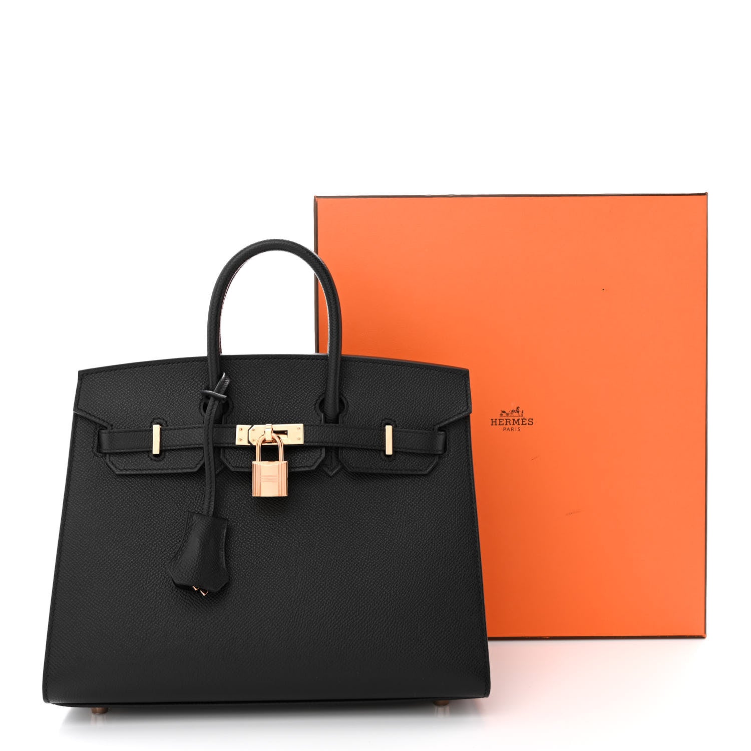 Hermes Epsom Birkin Sellier 25 Black 11 of 11