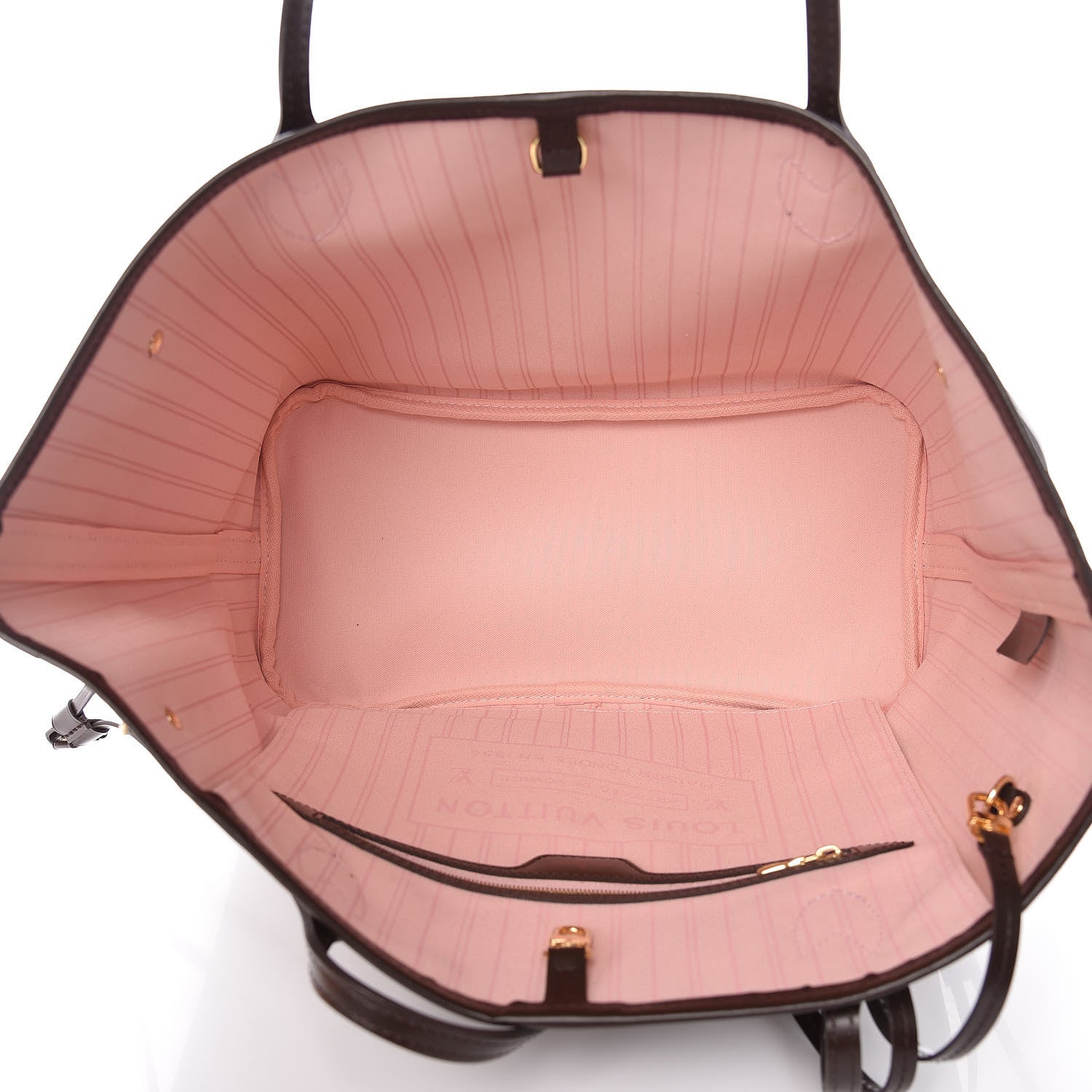 Louis Vuitton Damier Ebene Neo Neverfull MM Rose Ballerine 8 of 14