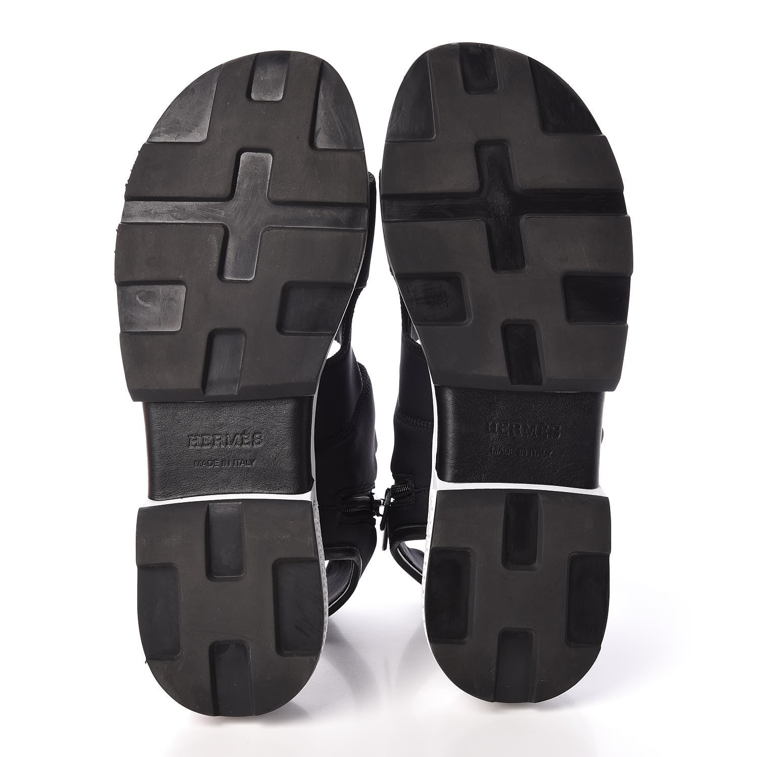 Hermes Neoprene Mens Sandals 43 Black 5 of 8