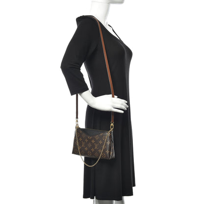 Louis Vuitton Monogram Pallas Clutch Black 2 of 8