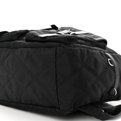 Prada Tessuto Nylon Saffiano Vela Quilted Backpack Black 10 of 19
