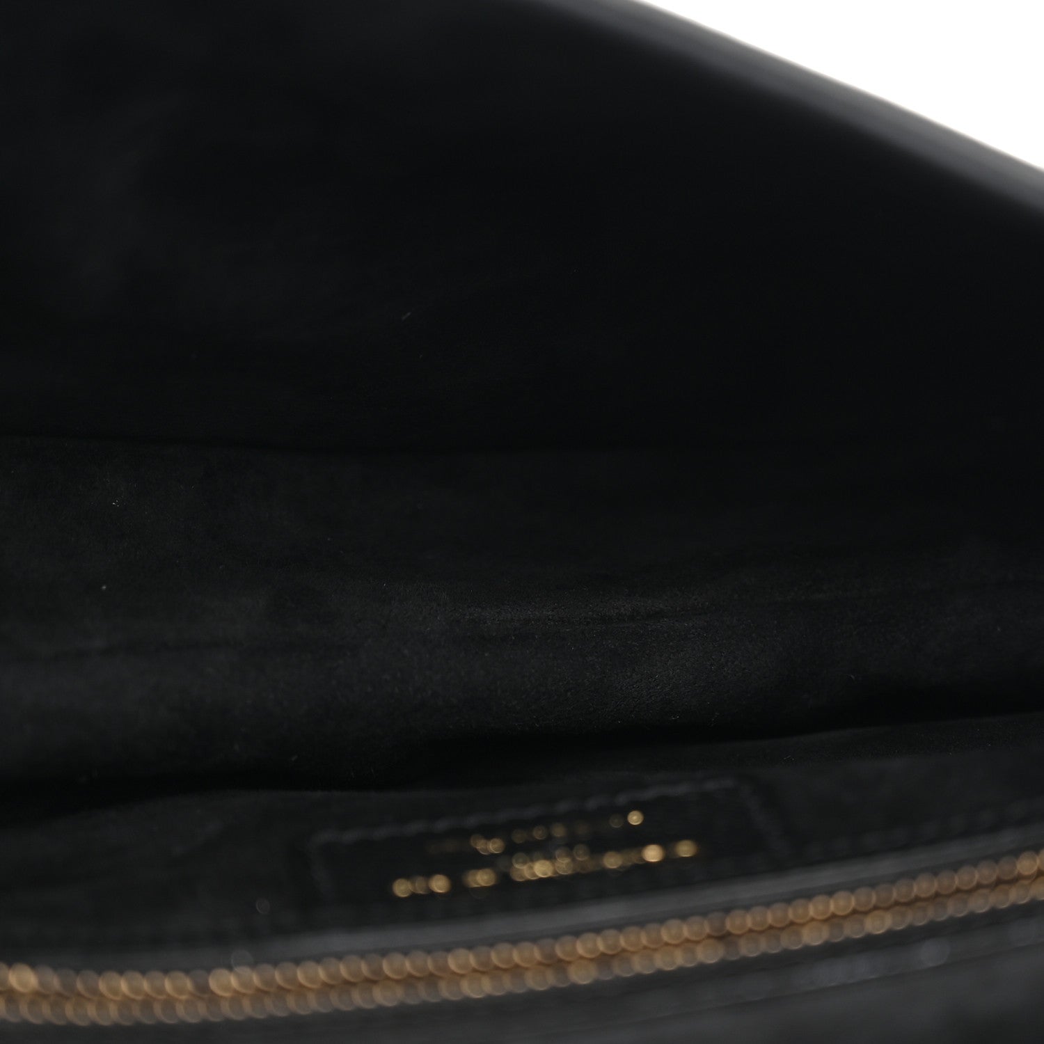 Christian Dior Grained Calfskin Saddle Bag Black 5 of 11