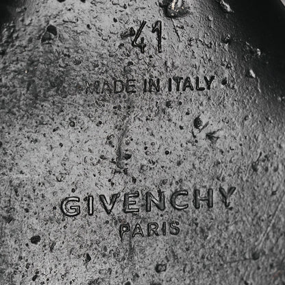 Givenchy Calfskin Shark Lock Ankle Boots 41 Black 8 of 15