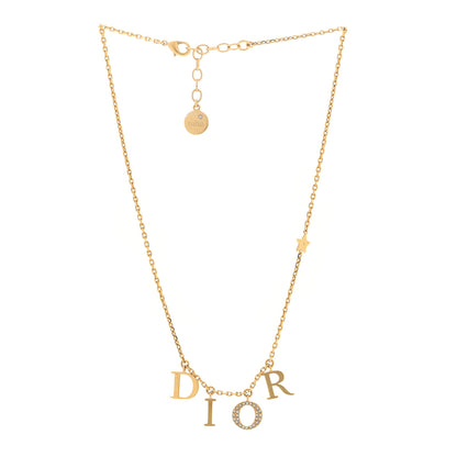 Christian Dior Crystal Dio(r)evolution Necklace Gold 2 of 4