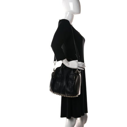 Alexander Wang Pebbled Lambskin Mini Rockie Black Pale Gold Hardware 3 of 8