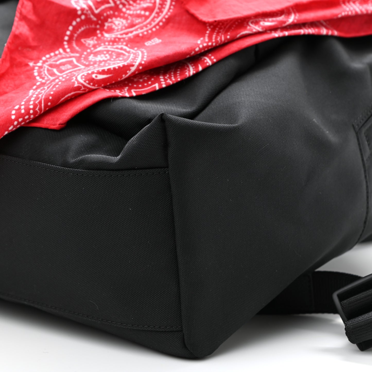 Nylon Bandana Backpack Black
