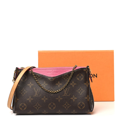 Louis Vuitton Monogram Pallas Clutch Rose Fizzy 10 of 10