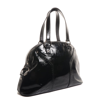 Saint Laurent Patent Large Muse Black 3 of 8