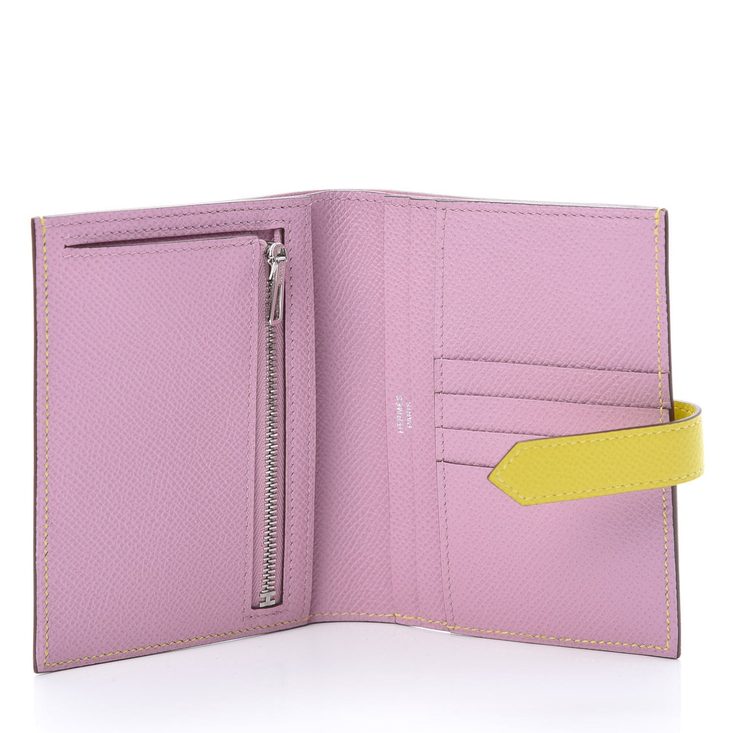 Epsom Verso Bearn Compact Wallet Lime Mauve Silvestre