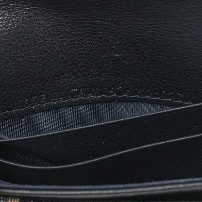 Christian Dior Oblique Saddle Card Holder Blue 8 of 11