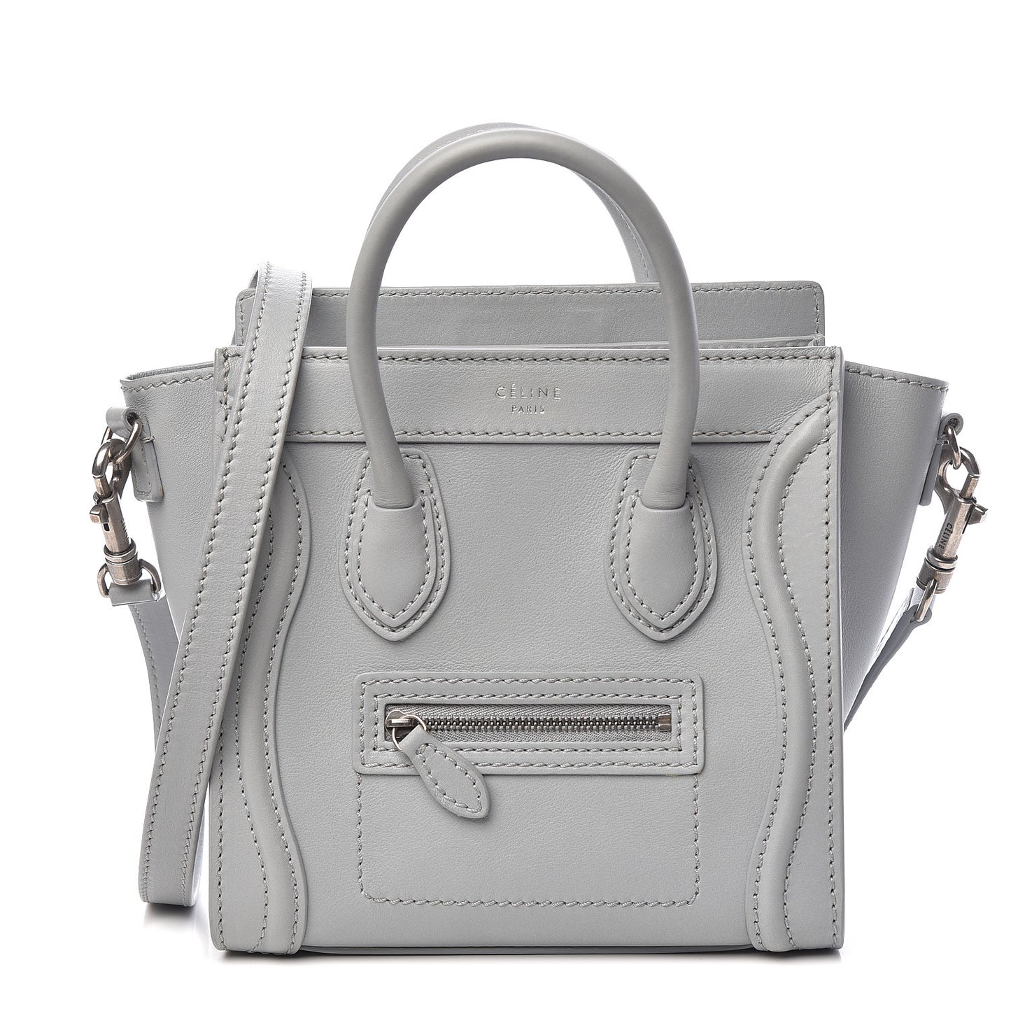 Smooth Calfskin Nano Luggage Sky