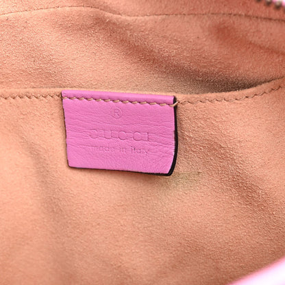 Gucci Calfskin Matelasse Small GG Marmont Chain Shoulder Bag Candy Mousse 6 of 10