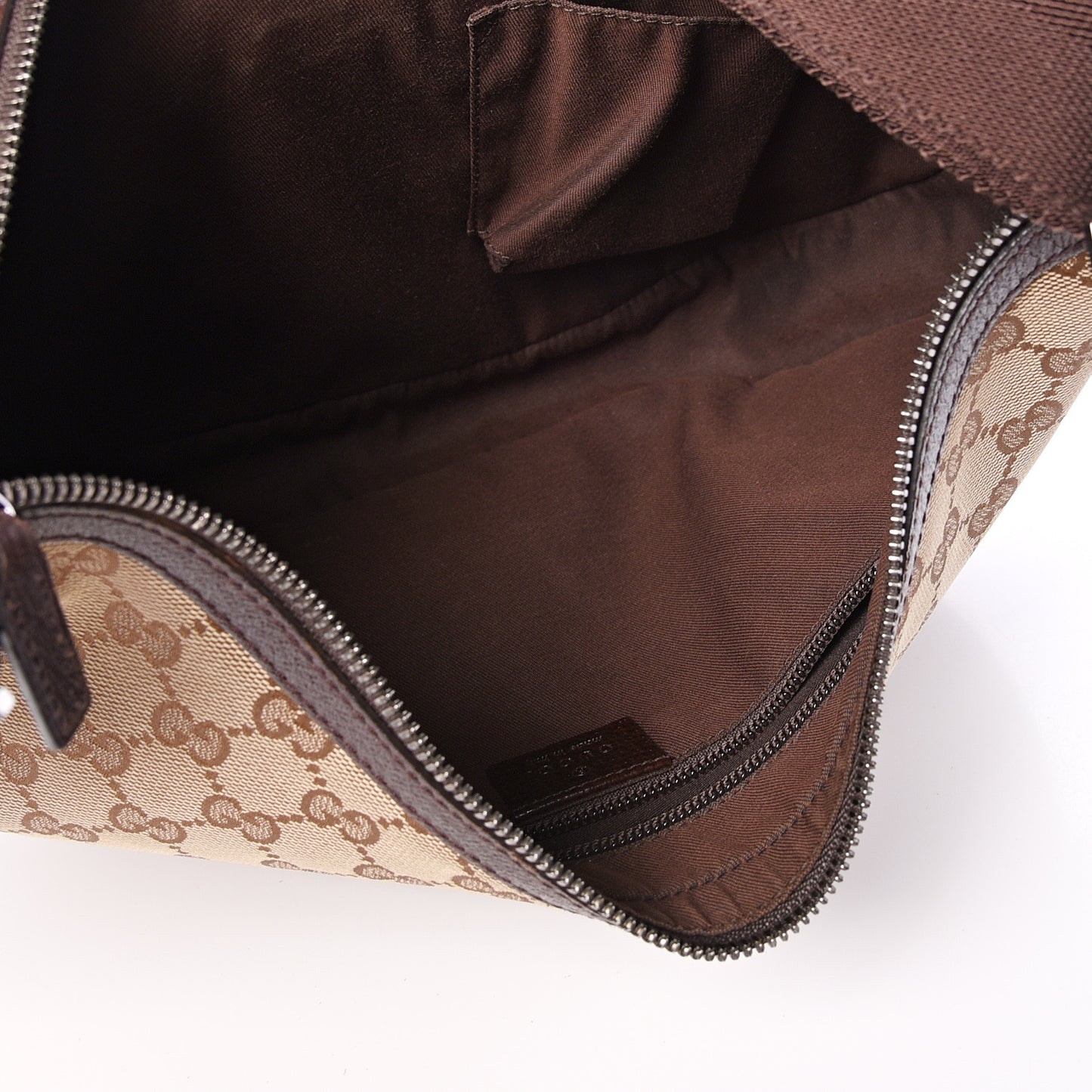 Monogram Medium Half Moon Hobo Dark Brown