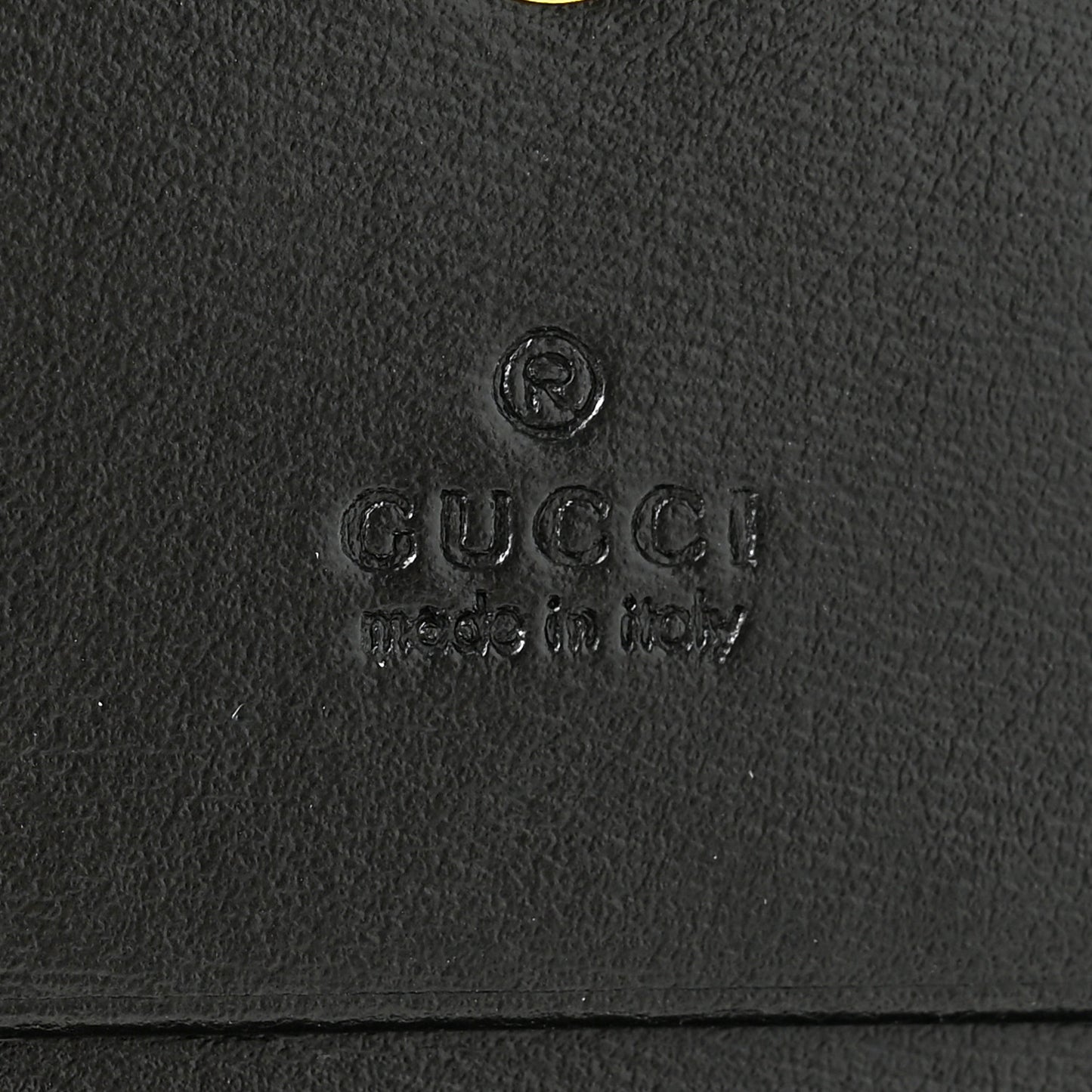 Boarded Plutone Calfskin Horsebit 1955 Card Case Wallet Black