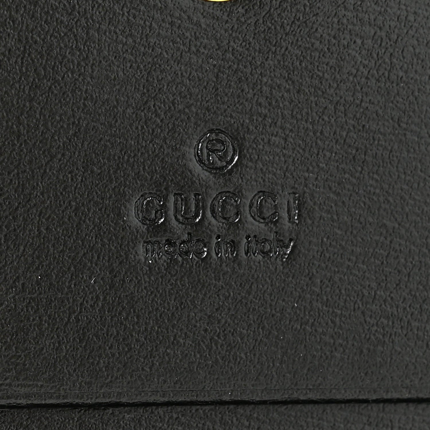 Gucci Boarded Plutone Calfskin Horsebit 1955 Card Case Wallet Black 6 of 8