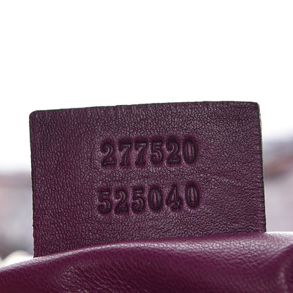 Gucci Python Medium Jackie Shoulder Bag Purple 7 of 9