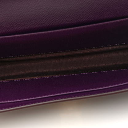 Salvatore Ferragamo Hammered Calfskin Gancini Icona Mini Bag Blackberry 4 of 8