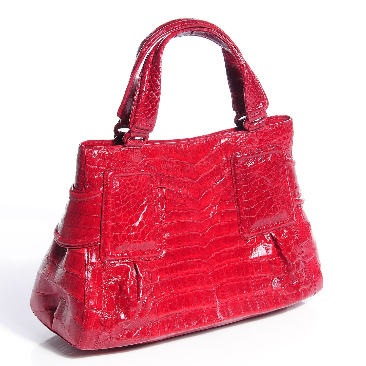 Crocodile Tote Red