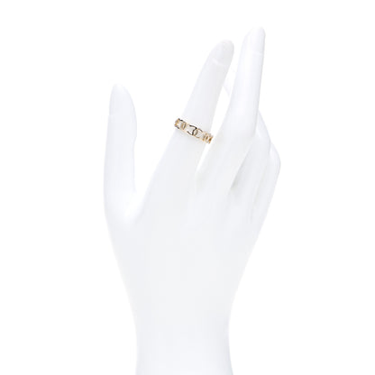Chanel Metal CC Ring 6.75 Gold 2 of 4
