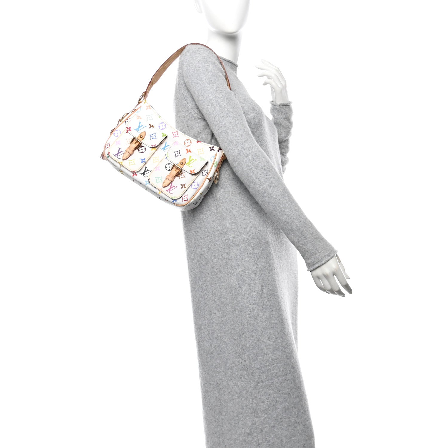 Louis Vuitton Monogram Multicolor Lodge PM White 2 of 9