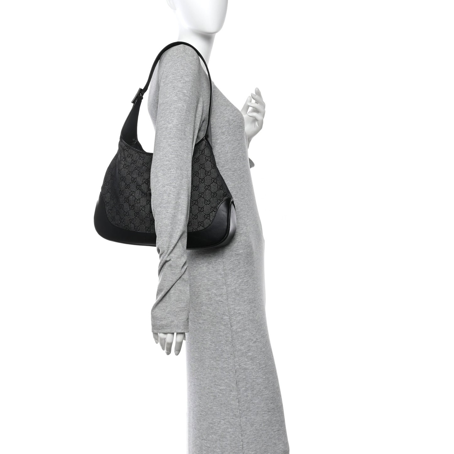 Monogram Jackie O Hobo Black