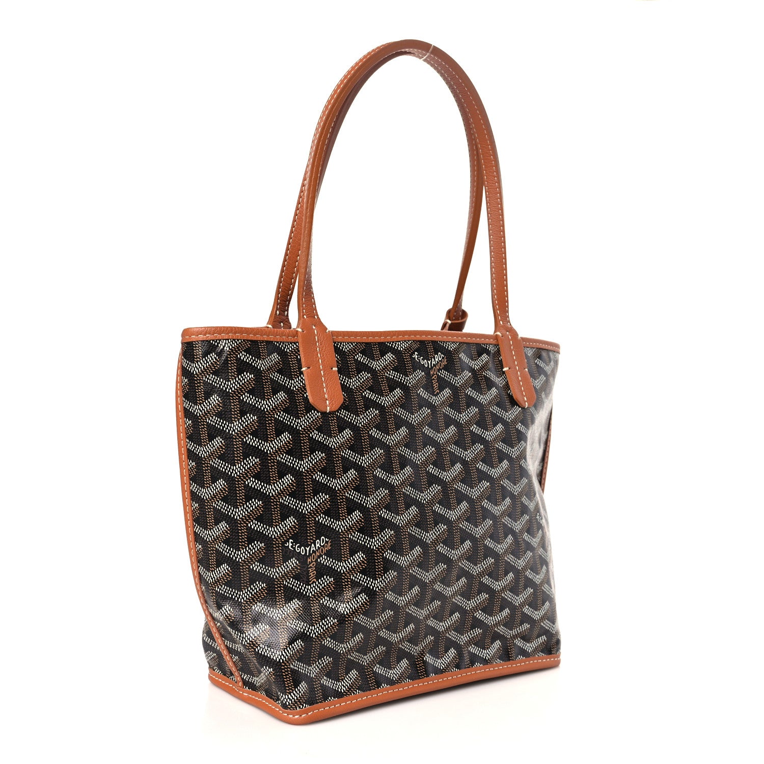 Goyard Goyardine Reversible Mini Anjou Black Gold 4 of 14