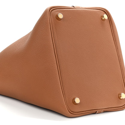 Hermes Taurillon Clemence Picotin Lock 18 PM Gold 8 of 11