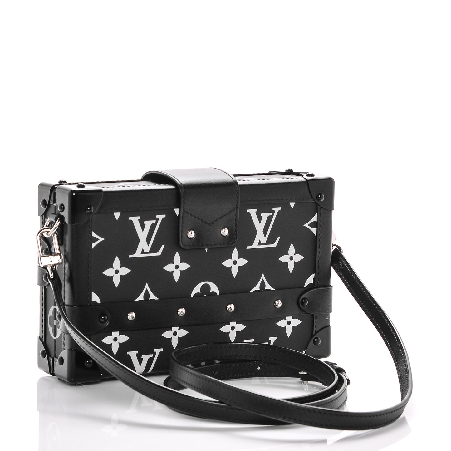 Reflective Petite Malle Black