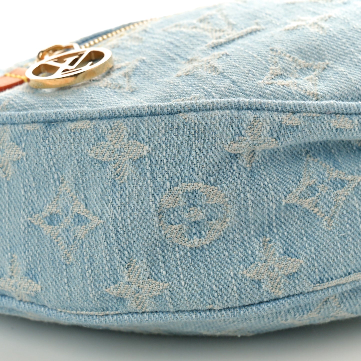 Monogram Denim Loop Sky Denim