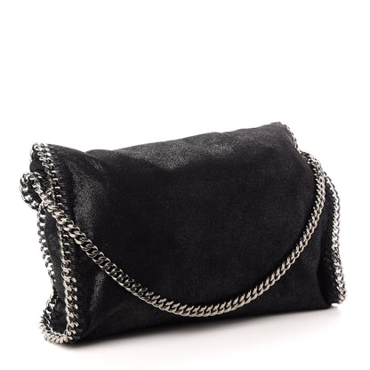 Stella McCartney Shaggy Deer Falabella Fold Over Tote Black 4 of 10