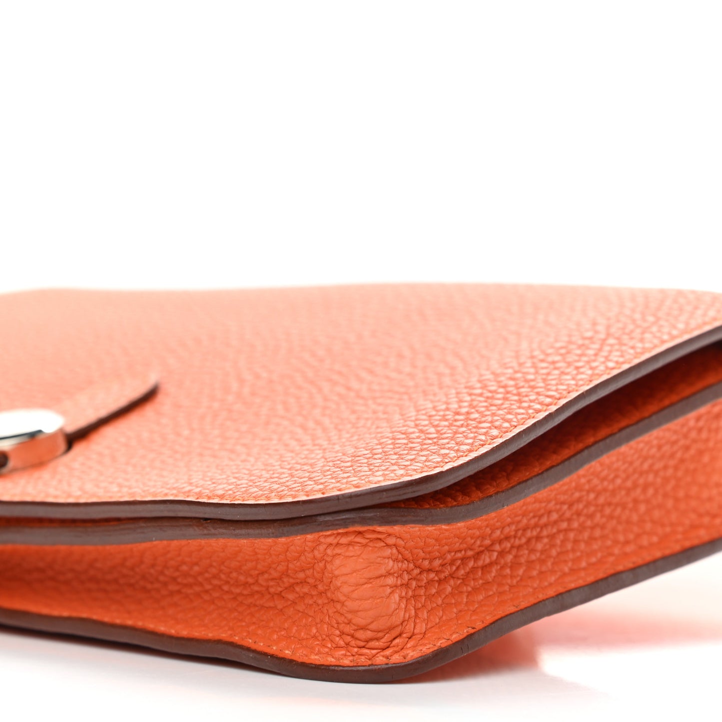Togo Dogon Wallet Waist Pouch Orange