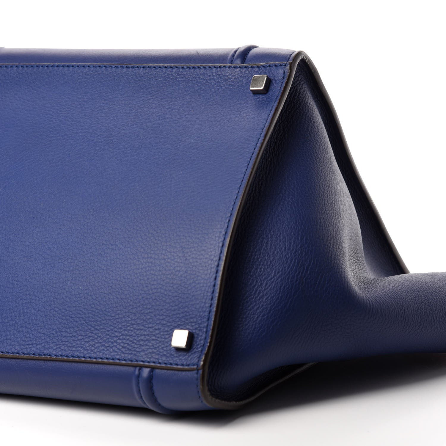 Celine Supple Calfskin Medium Phantom Luggage Indigo 7 of 10