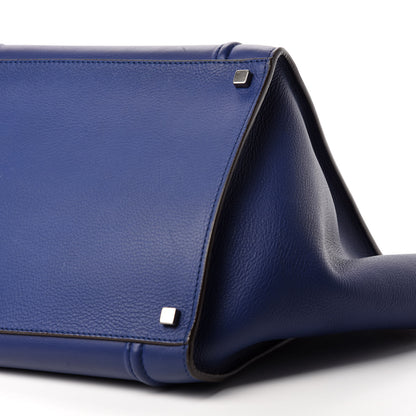 Celine Supple Calfskin Medium Phantom Luggage Indigo 7 of 10