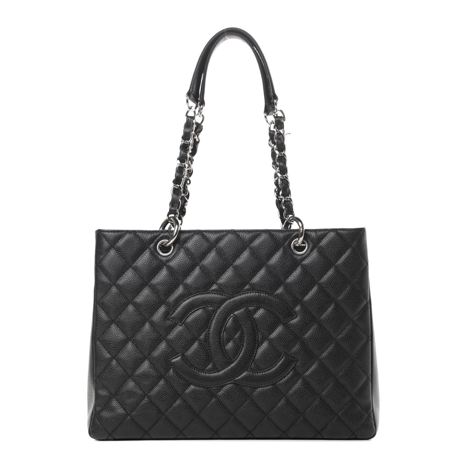 Chanel Caviar Quilted Grand Shopping Tote GST Black 1 of 14