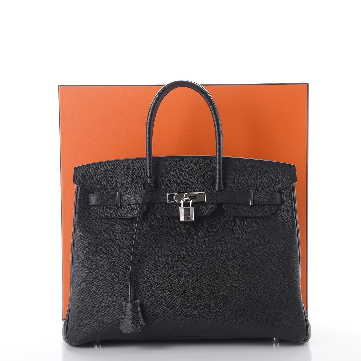 Epsom Birkin 35 Black