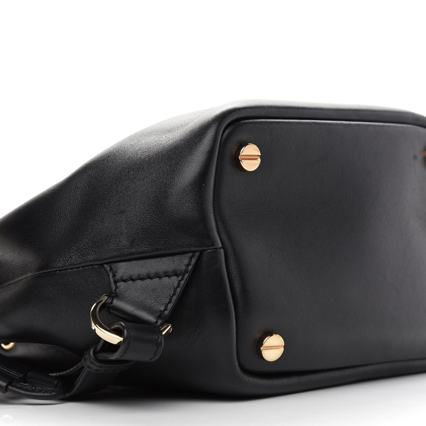 Vitello Rockstud Demilune Backpack Black