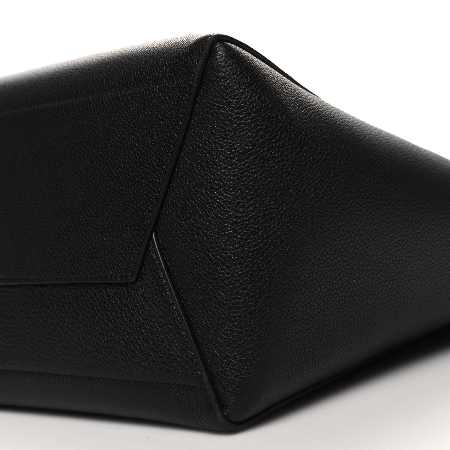 Celine Soft Grained Calfskin Sangle Bucket Bag Black 10 of 10